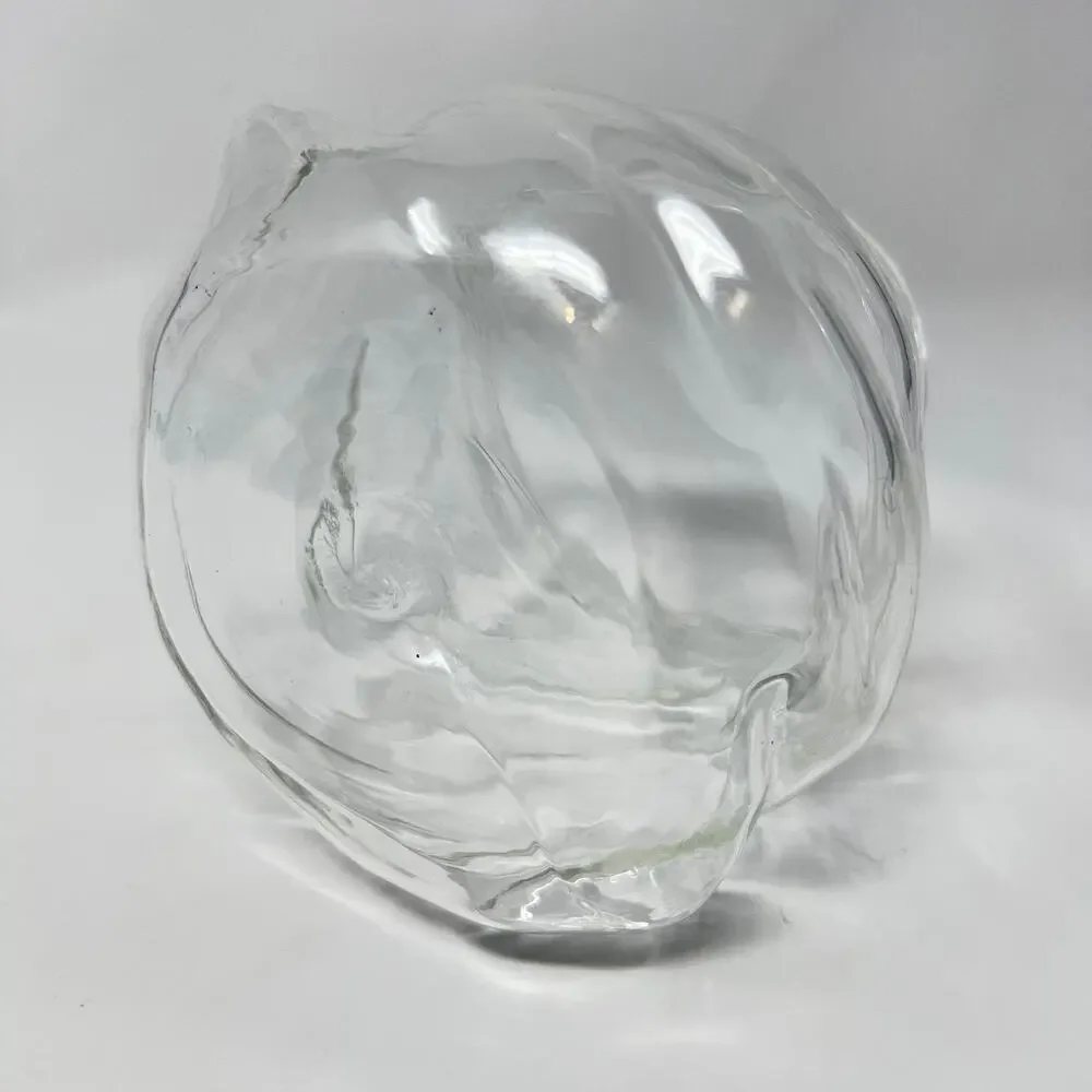 Genuine Fred UNZIPPED Baggie Original Art Glass Zipper Bag Hand Blown Candy Gift